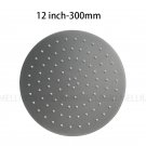 Brushed grey 12_Bathroom Rain shower head stainless steel Ultrathin water pressurize shower head in 