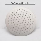 Brushed steel 12_Bathroom Rain shower head stainless steel Ultrathin water pressurize shower head in
