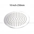 Shiny chrome 10_Bathroom Rain shower head stainless steel Ultrathin water pressurize shower head in 