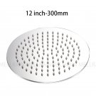 Shiny chrome 12_Bathroom Rain shower head stainless steel Ultrathin water pressurize shower head in 