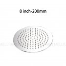 Shiny chrome 8_Bathroom Rain shower head stainless steel Ultrathin water pressurize shower head in r