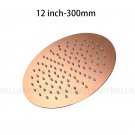 Shiny rose gold 12_Bathroom Rain shower head stainless steel Ultrathin water pressurize shower head 