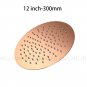 Shiny rose gold 12_Bathroom Rain shower head stainless steel Ultrathin water pressurize shower head 