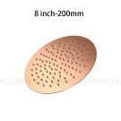 Shiny rose gold 8_Bathroom Rain shower head stainless steel Ultrathin water pressurize shower head i