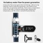 2nd Generation_LED Display Water Shower Thermometer Self-Generating Electricity Water Temperature Mo