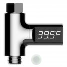 First Generation_LED Display Water Shower Thermometer Self-Generating Electricity Water Temperature 