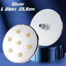 L-Round Sliver_High Pressure Mini Rainfall Shower Head, Rainshower High Pressure Magic Water Flow Sh