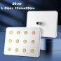 L-Square Sliver_High Pressure Mini Rainfall Shower Head, Rainshower High Pressure Magic Water Flow S