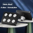 S-Square Black_High Pressure Mini Rainfall Shower Head, Rainshower High Pressure Magic Water Flow Sh