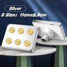 S-Square Sliver_High Pressure Mini Rainfall Shower Head, Rainshower High Pressure Magic Water Flow S