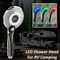 Electroplating_1pc LED Shower Head Digital Temperature Control Shower Sprayer 3 Spraying Mode Water 