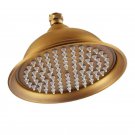 Antique_8 inch round gold ,rose gold,chrome, antique,black bathroom solid brass copper rain shower h
