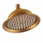 Black_8 inch round gold ,rose gold,chrome, antique,black bathroom solid brass copper rain shower hea