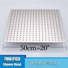 Nickel 20 inch_20" Stainless Steel Square Shower Head Bathroom Accessories Over-head Sprayer Top Sho
