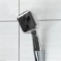 Light Grey_Microphone Shape Funny Shower Head for Man Woman Gift Bathroom Accessories