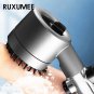 Shower Head Only_High Pressure Filter Shower Head 4 Modes Pressurized Booster Rainfall Handheld Stop