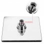 8 Inch_8 Inch Square Shower Head ABS Plastic Single Spray Touch Clean Easy To Install Luxury Rainfal