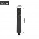 A Hand Shower_Matte Black Hand Shower Brass Hand Held Shower Head Bathroom Faucet Accessories Adjust
