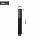 F Hand Shower_Matte Black Hand Shower Brass Hand Held Shower Head Bathroom Faucet Accessories Adjust