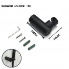 No Outlet Holder Rou_Matte Black Hand Shower Brass Hand Held Shower Head Bathroom Faucet Accessories