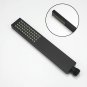No Outlet Holder Squ_Matte Black Hand Shower Brass Hand Held Shower Head Bathroom Faucet Accessories