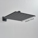 Black-10inch_Bathroom Faucet Shower Head  Polished Stainless Steel 8/10/12 inch Rainfall Ultrathin S