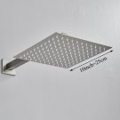 Brushed-10inch_Bathroom Faucet Shower Head  Polished Stainless Steel 8/10/12 inch Rainfall Ultrathin