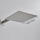 Brushed-8inch_Bathroom Faucet Shower Head  Polished Stainless Steel 8/10/12 inch Rainfall Ultrathin 