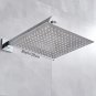 Chrome-8inch_Bathroom Faucet Shower Head  Polished Stainless Steel 8/10/12 inch Rainfall Ultrathin S