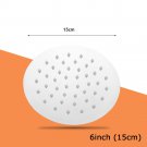 6inch 15cm_304 Stainless Steel Round Shower Head 12/10/8/6/4 Inch Rainfall Waterfall Shower Ultra Th