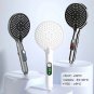 white_1pc digital temperature display Handheld LED shower head Water powered without battery bathroo