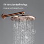 Rose gold_Only Shower Head Brass Bathroom Accessories Matt Black Polished Rose Gold Brushed Chrome R