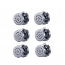 6 PCS_M Boenn Brass Bathroom Accessories Massage Body Jet Square Chrome Body Shower Spray Jets Savin