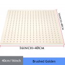 Brushed Golden_Shower Head 16 Inch Luxury Ultrathin Rainfall Shower Head Stainless Steel Chrome Nick