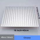 Chrome_Shower Head 16 Inch Luxury Ultrathin Rainfall Shower Head Stainless Steel Chrome Nickel Bathr