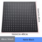 Matte Black_Shower Head 16 Inch Luxury Ultrathin Rainfall Shower Head Stainless Steel Chrome Nickel 
