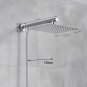 8inch no hose_Wall Mounted Bath Shower Faucet 6/8/10 Inch Stainless Steel Shower Head Ultrathin Top 