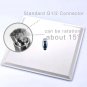 black 8 inch_Wall Mounted Bath Shower Faucet 6/8/10 Inch Stainless Steel Shower Head Ultrathin Top O