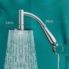 6inch-Round_Large Rainfall Shower Head Stainless Steel Square Shower Head Extension High Pressure Sh