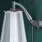 8inch-Round_Large Rainfall Shower Head Stainless Steel Square Shower Head Extension High Pressure Sh