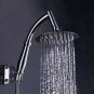 8inch-Square_Large Rainfall Shower Head Stainless Steel Square Shower Head Extension High Pressure S