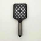 Grey hand shower_Large Flow Rainfall Shower Head Big Panel Water Saving Showerheads Ceiling Mounted 