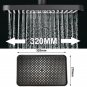 SilverCeiling B_Large Flow Rainfall Shower Head Big Panel Water Saving Showerheads Ceiling Mounted S