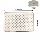 SilverCeiling shower_Large Flow Rainfall Shower Head Big Panel Water Saving Showerheads Ceiling Moun