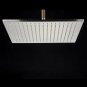 Chrome Head 8_Black Chrome Nickel LED Rainfall Shower Head 8/10/12/16 inch LED Top Over Sprayer Head