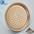 Antique Brass B_POIQIHY Brass Golden Rainfall Shower Head Shower Faucet Head Bathroom Replace Rain S