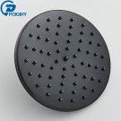 Matte Black A_POIQIHY Brass Golden Rainfall Shower Head Shower Faucet Head Bathroom Replace Rain Sho