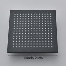 Black  10 inch_Promotion Shower Head Square Rainfall shower head From Brazil / EU /CA/MX Warehouse