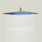 Golden 16 inch_Promotion Shower Head Square Rainfall shower head From Brazil / EU /CA/MX Warehouse
