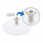 SH-102_1pcs 19cm/7.52inch Round ABS Silicon Rubber Rainfall Top Shower Head For Rain Shower Cabin Ro